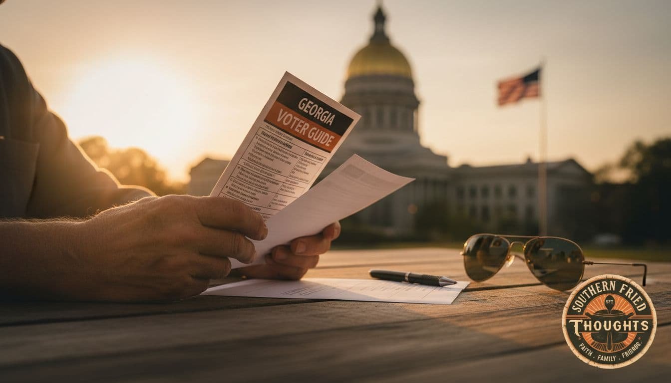weathered hands georgia voter guide ballot capitol sunset 29ad5b90