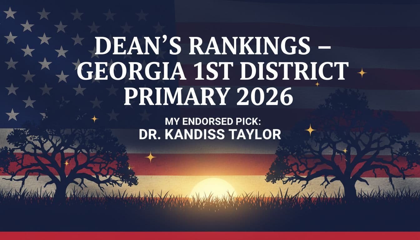 georgia 1st district primary 2026 deans endorsement kandiss taylor 20b6c663